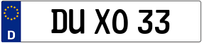 Truck License Plate